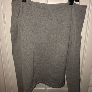 Gray off the shoulder top